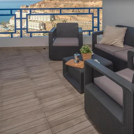 Taurito Piscina Y Terraza Con Vistas Al Mar By Lightbooking Appartamento Mogán